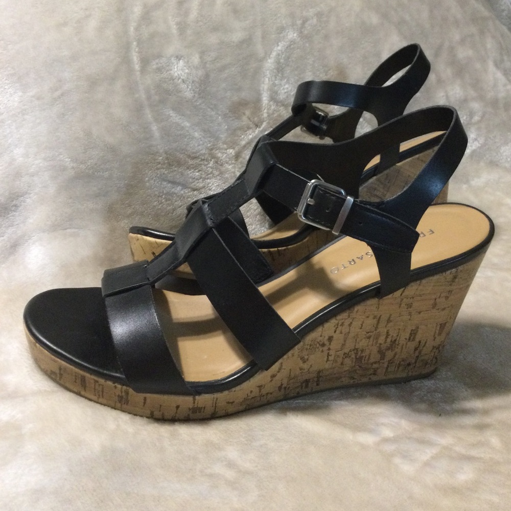 Franco Sarto Wedge Sandals. Size 10M